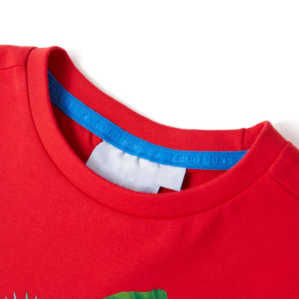 VidaXL Kindershirt 116 rot