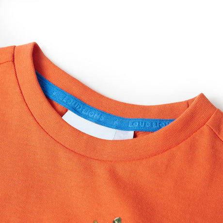 VidaXL Kindershirt 116 leuchtendes Orange