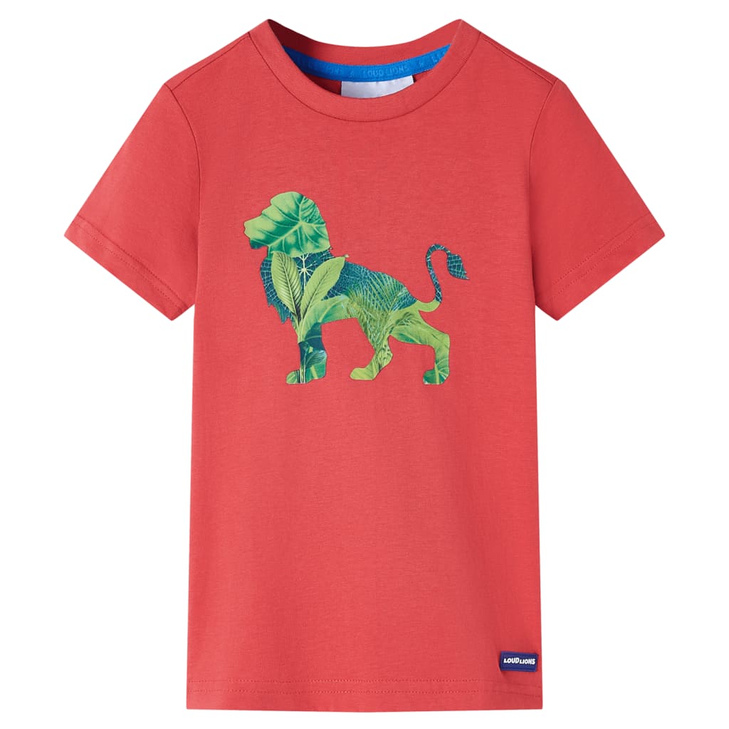 VidaXL Kindershirt 128 rot