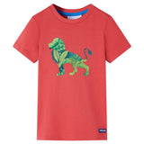 VidaXL Kindershirt 128 rot