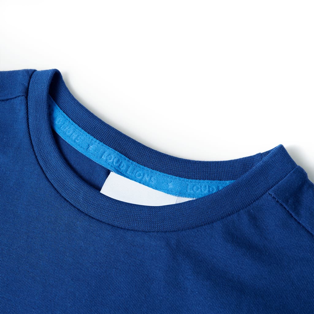 VidaXL Kindershirt 128 dunkelblau
