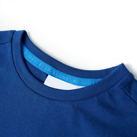 VidaXL Kindershirt 128 dunkelblau