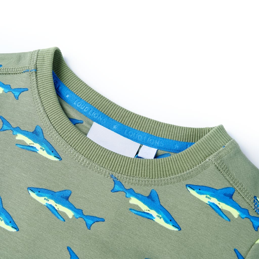 VidaXL Kinderpullover 116 helles Khaki