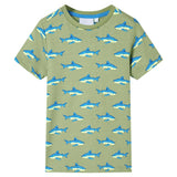 VidaXL Kinderhemd 116 helles Khaki