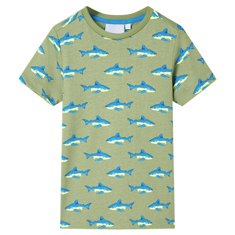 VidaXL Kinderhemd 128 helles Khaki
