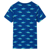 VidaXL Kindershirt 92 dunkelblau