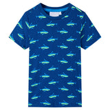 VidaXL Kindershirt 140 dunkelblau