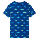 VidaXL Kindershirt 140 dunkelblau