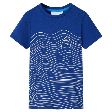 VidaXL Kindershirt 128 dunkelblau