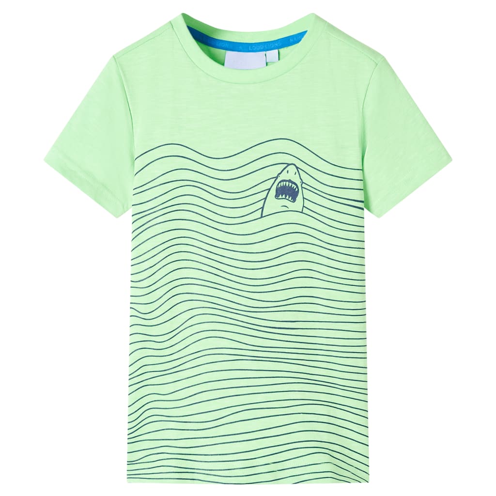 VidaXL Kindershirt 92 neongrün