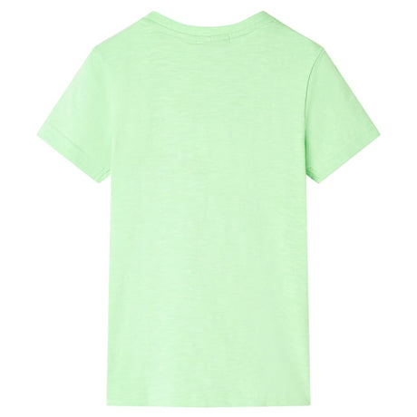 VidaXL Kindershirt 128 neongrün