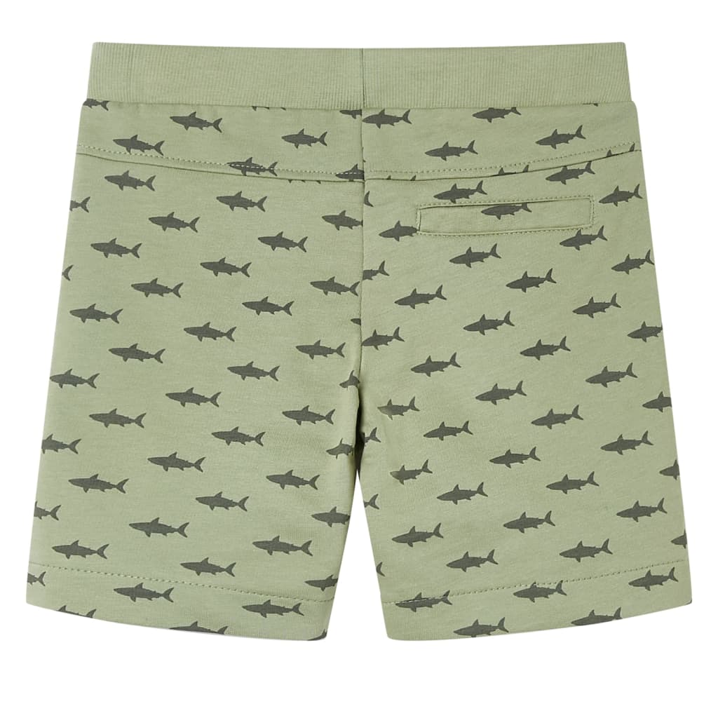 VidaXL Kindershorts mit Kordelzug 128 helles Khaki