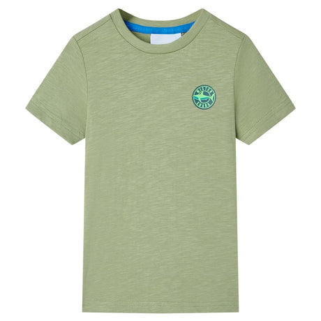 VidaXL Kindershirt 128 Hellkhaki