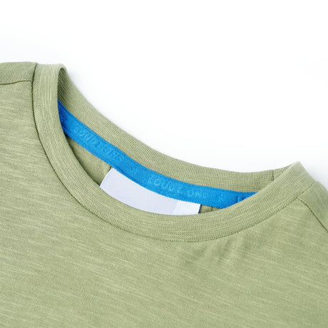 VidaXL Kindershirt 128 Hellkhaki
