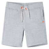 VidaXL Kindershorts mit Kordelzug 116 Grau