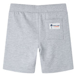 VidaXL Kindershorts mit Kordelzug 140 Grau