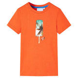 VidaXL Kindershirt 104 Dunkelorange