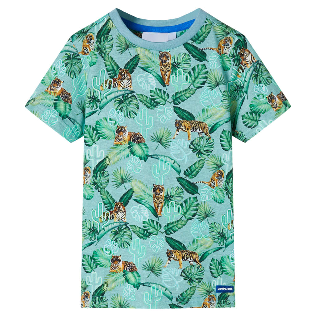 VidaXL Kindershirt 92 hellgrün gemischt