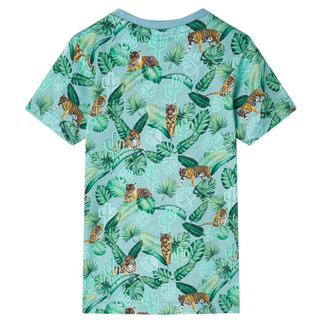 VidaXL Kindershirt 128 hellgrün gemischt