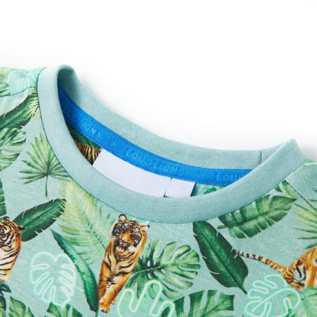 VidaXL Kindershirt 128 hellgrün gemischt