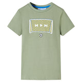 VidaXL Kinderhemd 104 helles Khaki