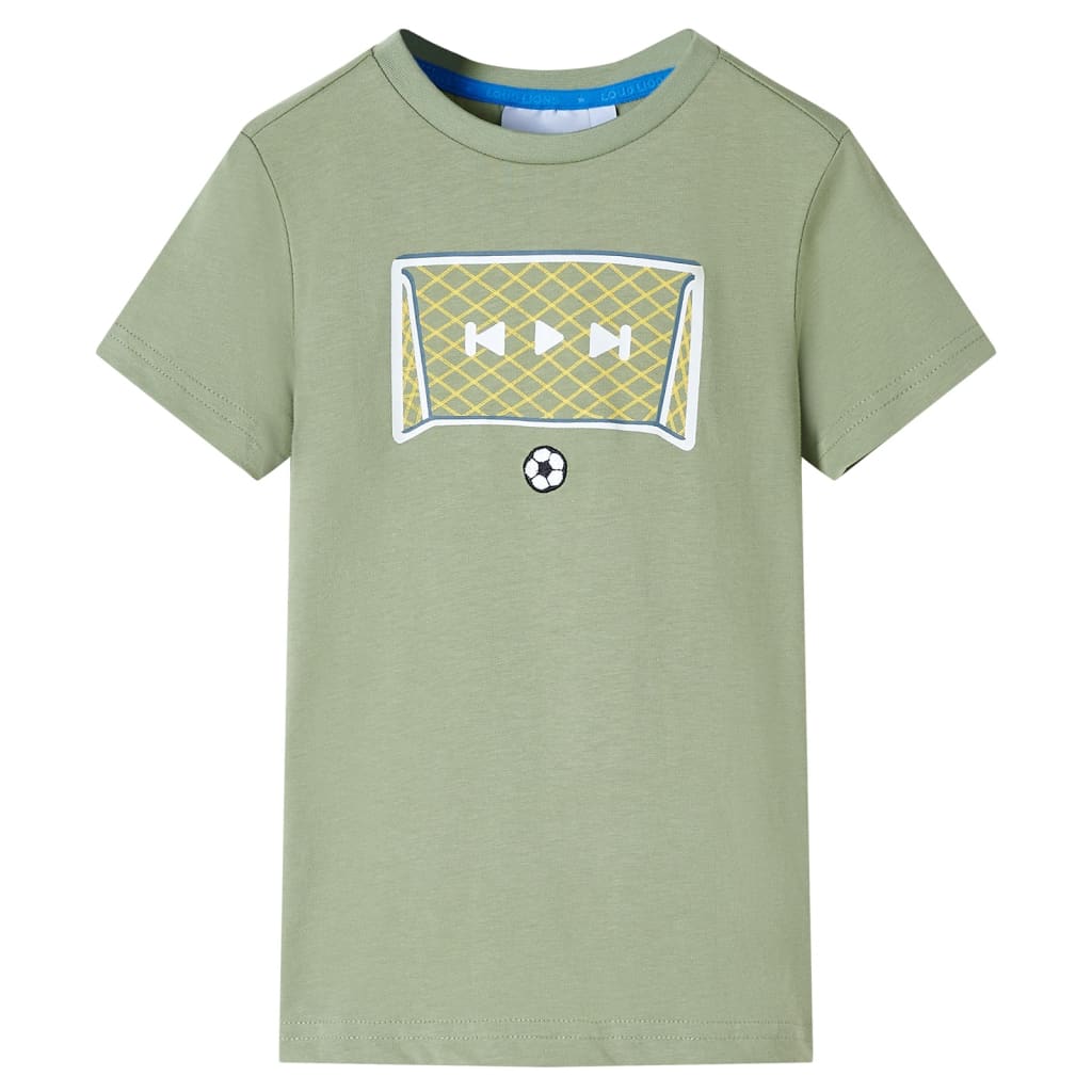 VidaXL Kinderhemd 140 helles Khaki