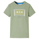 VidaXL Kinderhemd 140 helles Khaki