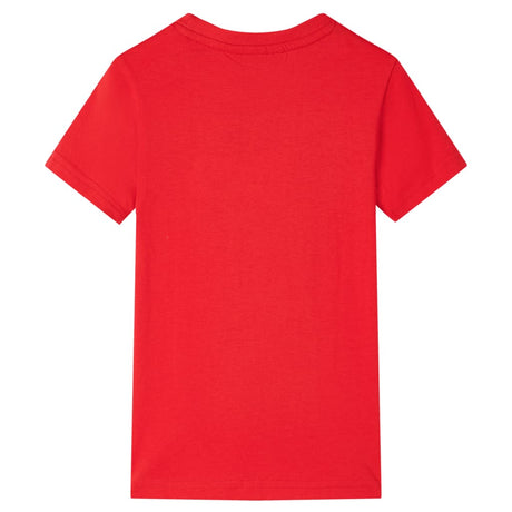 VidaXL Kindershirt 128 rot