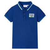 VidaXL Kinderpoloshirt 92 dunkelblau