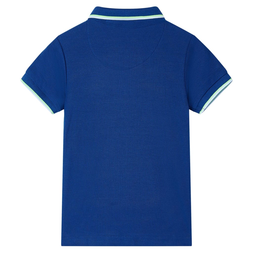 VidaXL Kinderpoloshirt 92 dunkelblau