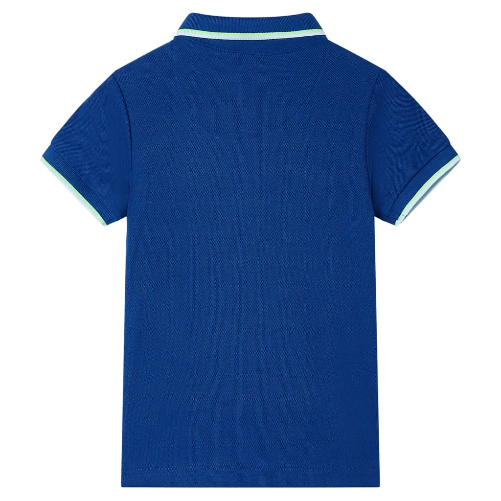 VidaXL Kinderpoloshirt 116 dunkelblau
