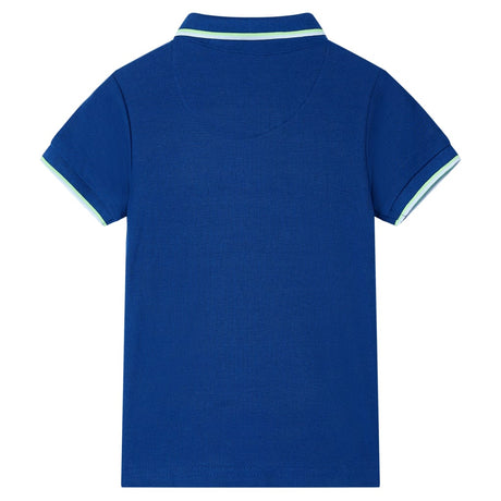VidaXL Kinderpoloshirt 140 dunkelblau