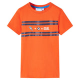 VidaXL Kindershirt 104 Dunkelorange
