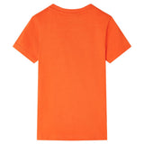 VidaXL Kindershirt 104 Dunkelorange