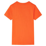 VidaXL Kindershirt 116 Dunkelorange