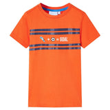 VidaXL Kindershirt 140 Dunkelorange