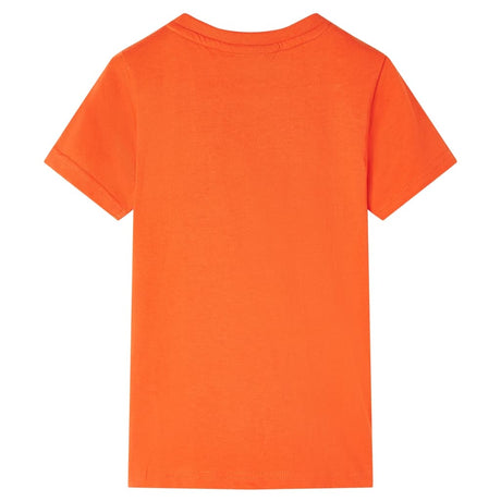 VidaXL Kindershirt 140 Dunkelorange