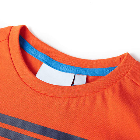 VidaXL Kindershirt 140 Dunkelorange