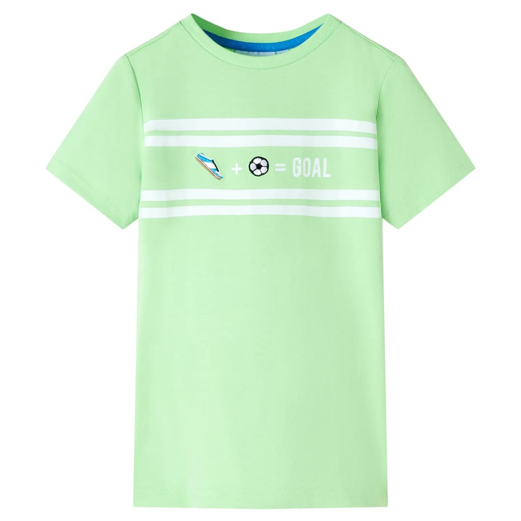 VidaXL Kindershirt 128 neongrün