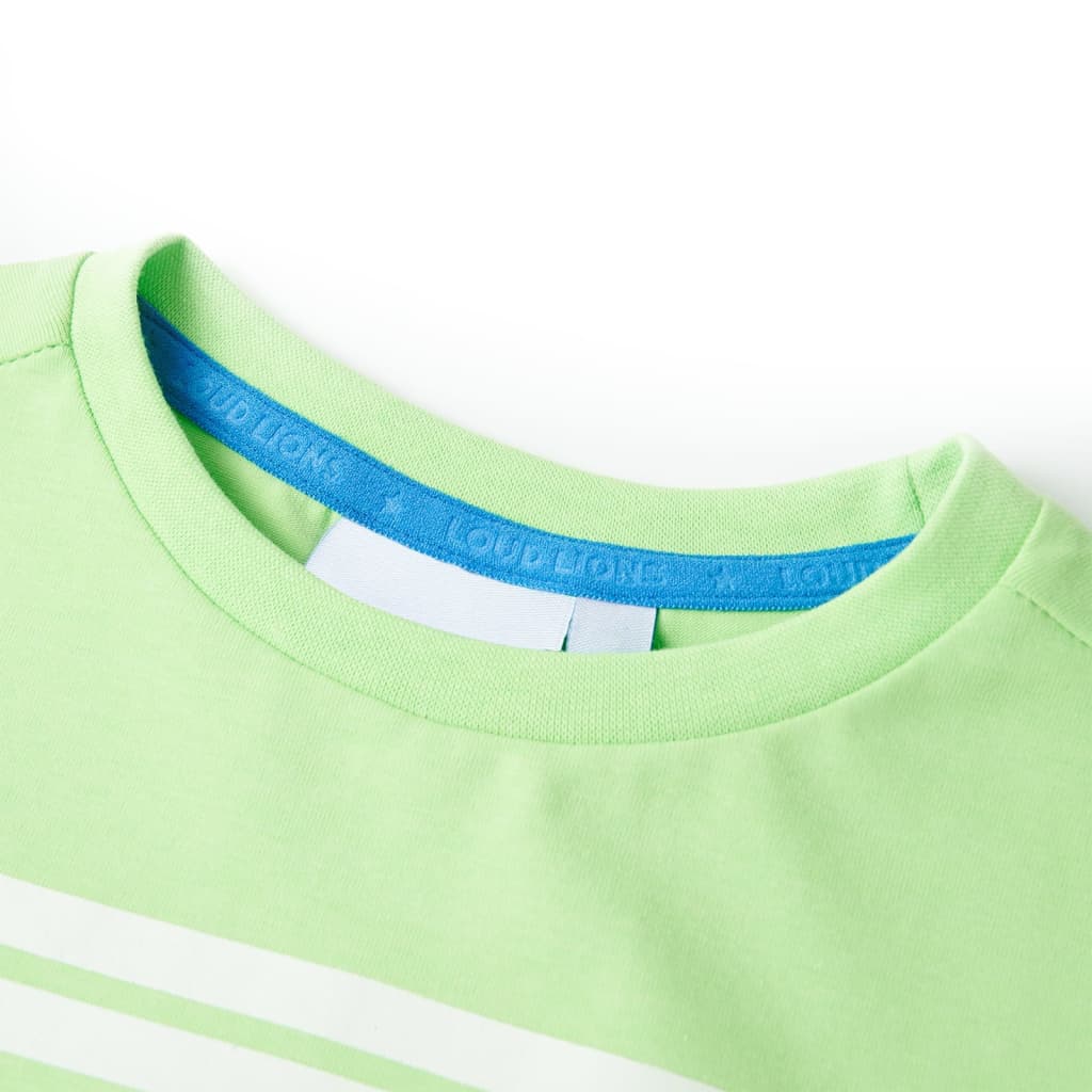 VidaXL Kindershirt 128 neongrün
