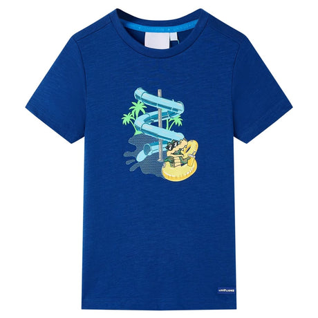 VidaXL Kindershirt 128 dunkelblau