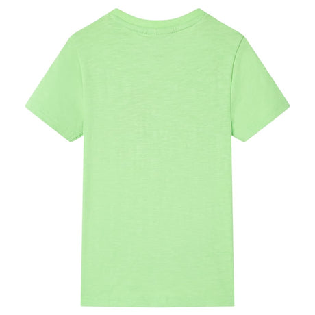 VidaXL Kindershirt 128 neongrün
