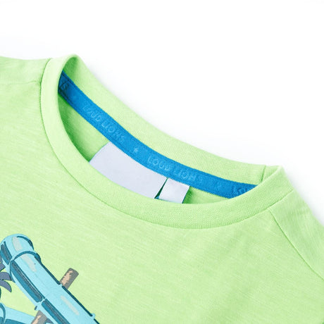VidaXL Kindershirt 128 neongrün