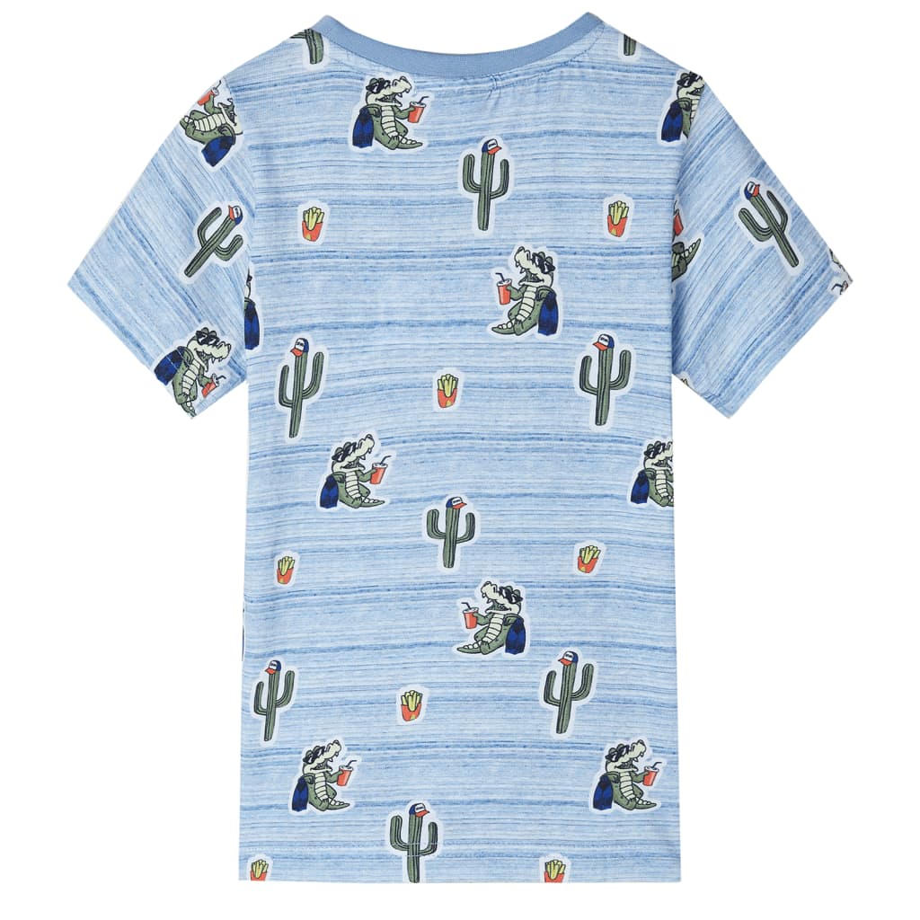 VidaXL Kinderhemd 104 blau gemischt