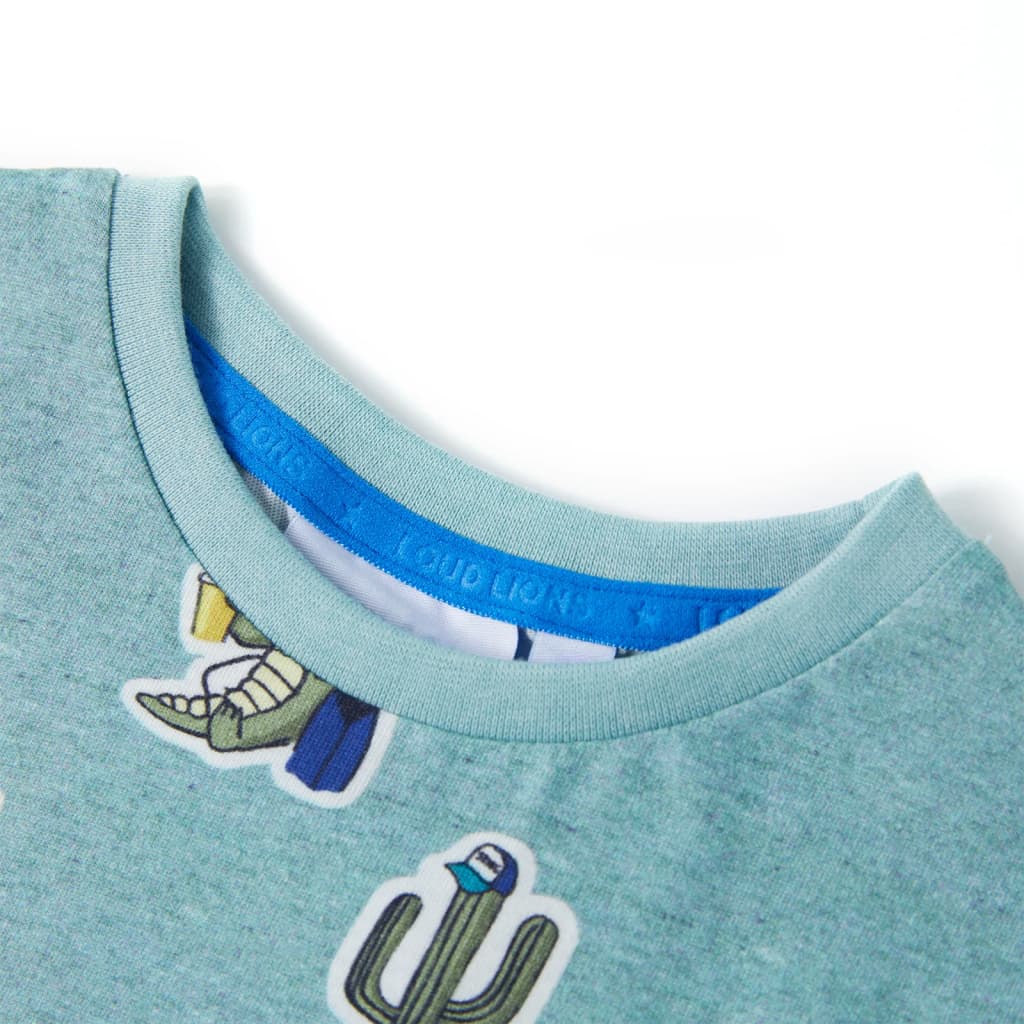 VidaXL Kindershirt 104 hellgrün gemischt