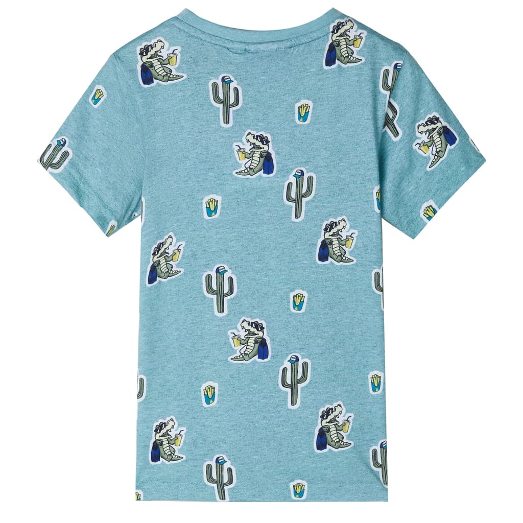 VidaXL Kindershirt 116 hellgrün gemischt