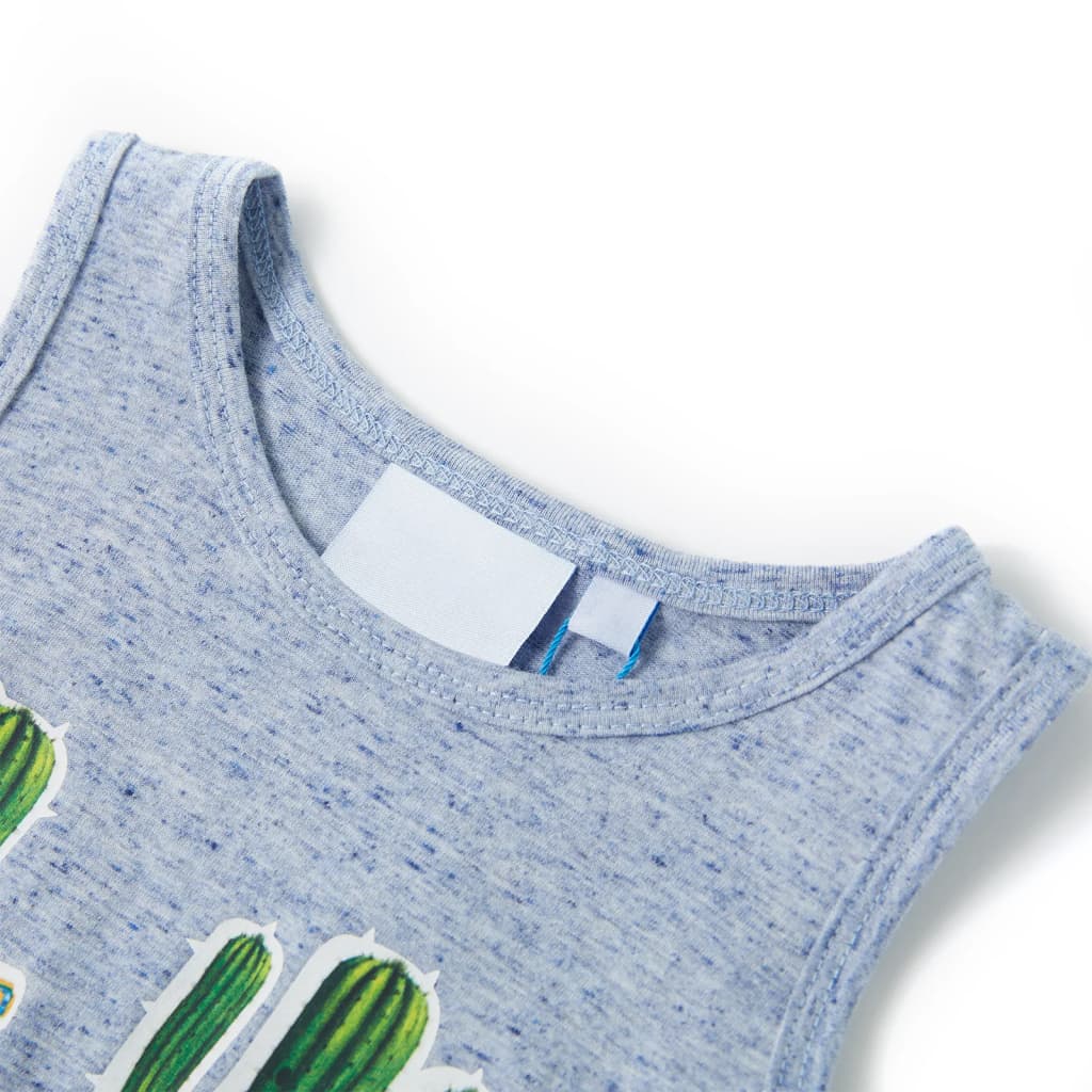 VidaXL Kinder-Top 104 gemischtes Blau