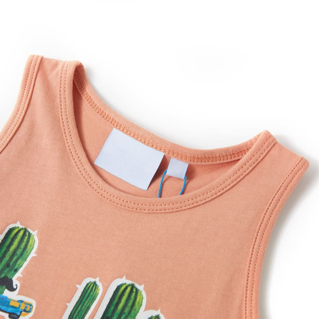 VidaXL Kinderoberteil 104 Hellorange