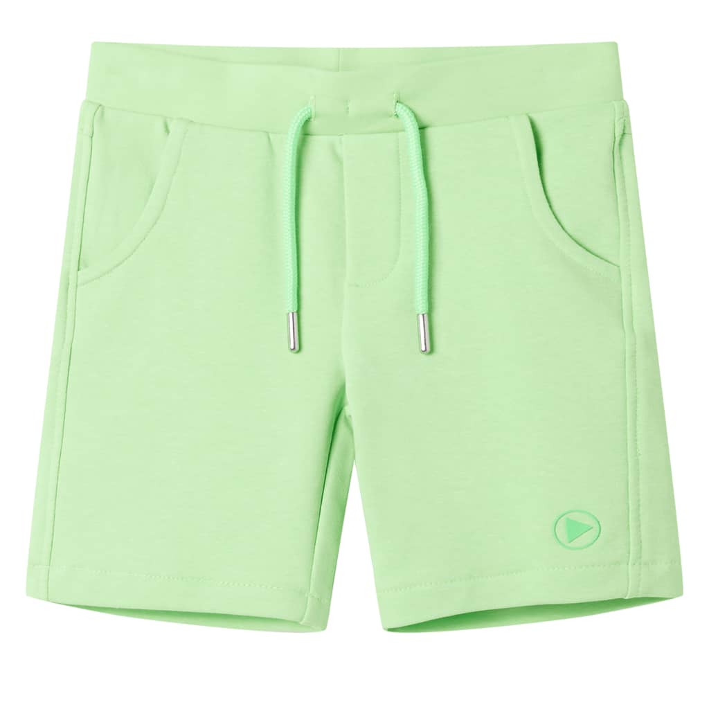VidaXL Kindershorts 92 fluoreszierendes Grün