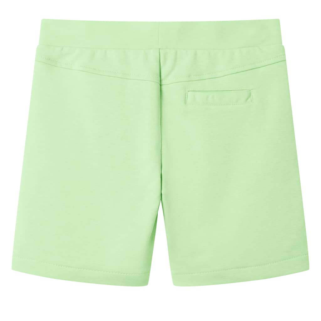 VidaXL Kindershorts 92 fluoreszierendes Grün